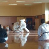 Ｂ＆G海洋センター体育館で古流剛柔空手の昇級昇段審査