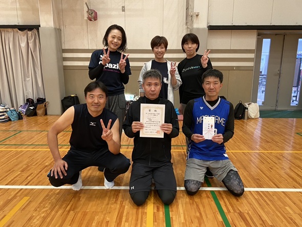 ソフトバレーボールの大会
