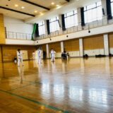 令和7年5月段級位審査が三木町農村環境改善センターで行われる