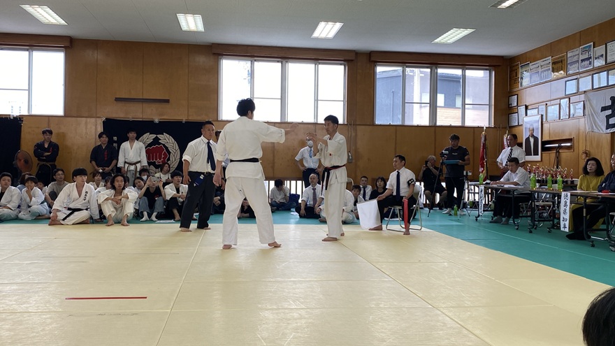 古流剛柔空手道選手権大会植村杯の準々決勝黒帯