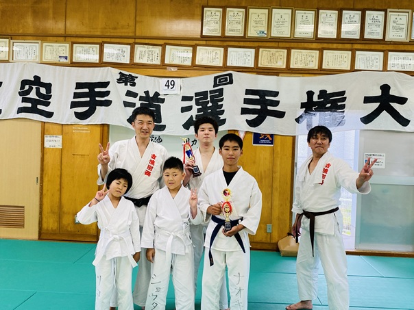 第49回古流剛柔空手道選手権大会植村杯が徳島県北島武道館で開催