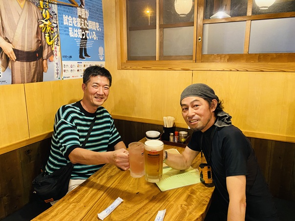 ともしびで友達と飲み会