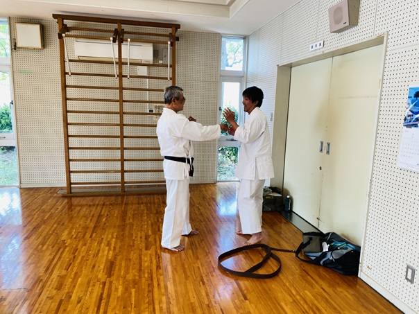 大人の稽古は師範とまことと私の3人で