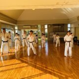 昇級昇段審査に向けた最後の道場生の気持ちを奮い立たせる稽古を