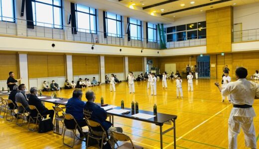 令和7年11月段級位審査に子供8名が挑戦 三木町農村環境改善センターで開催