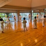 選手権大会に向けて組手を重点的に指導